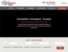 Tablet Screenshot of grandaire.com